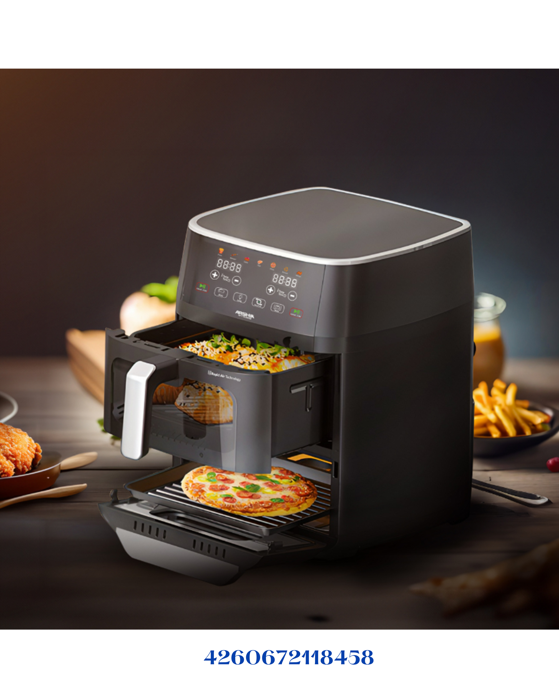 ARSHIA DUAL X CYCLONE AIR FRYER 11 L