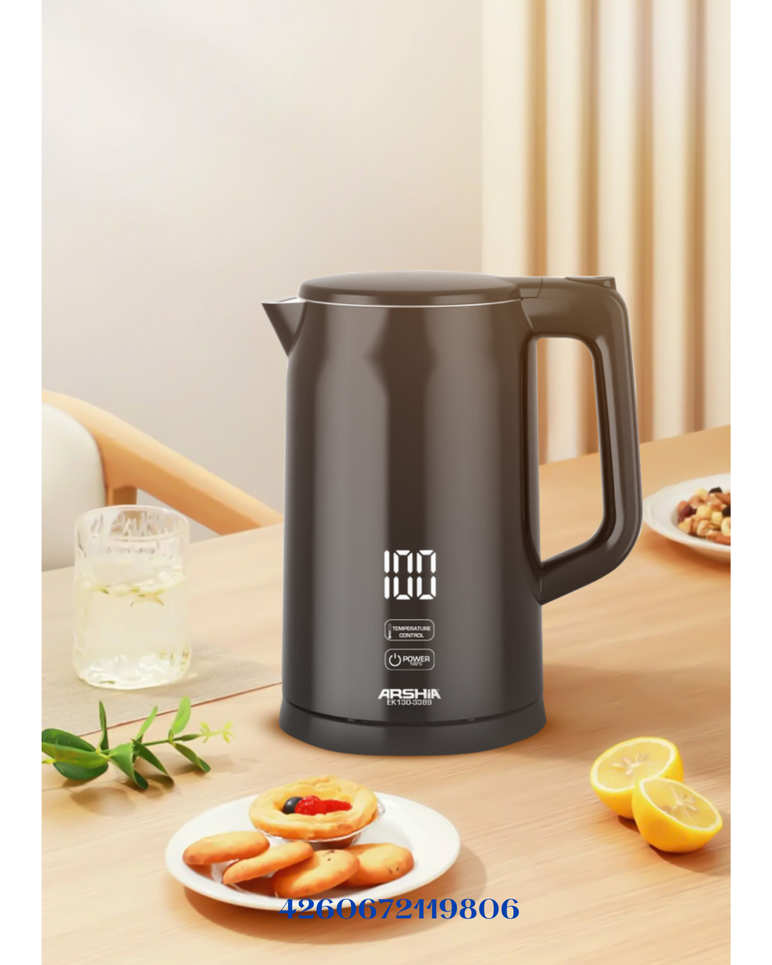 ARSHIA ELECTRIC KETTLE 2200W 1.7L