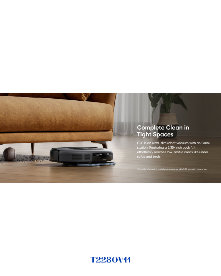 ANKER EUFY ROBOT VACUUM OMNI C20 WITH ALL-IN-ONE STATION – 7,000PA,