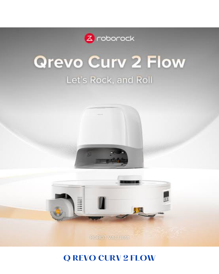 Roborock Qrevo Curv 2 Flow Robot Vacuum & Mop 20,000Pa