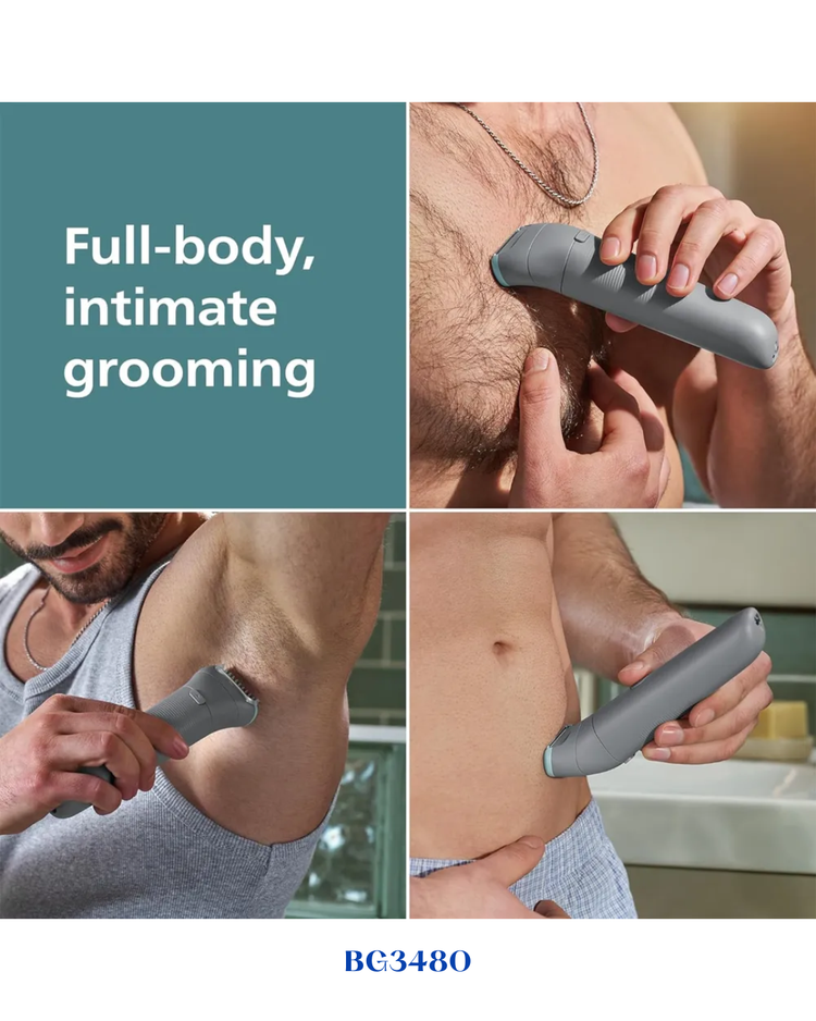 PHILIPS BODY GROOMER 3000 SERIES WITH TRIPLE PROTECT SHAVE SYSTEM