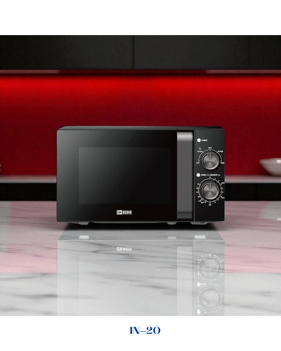 INSIDE MICROWAVE 20L