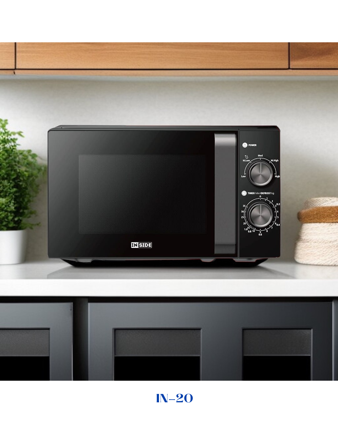 INSIDE MICROWAVE 20L
