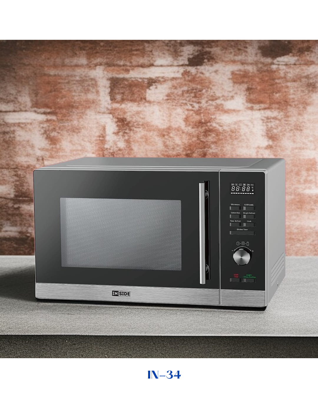 INSIDE MICROWAVE 34L
