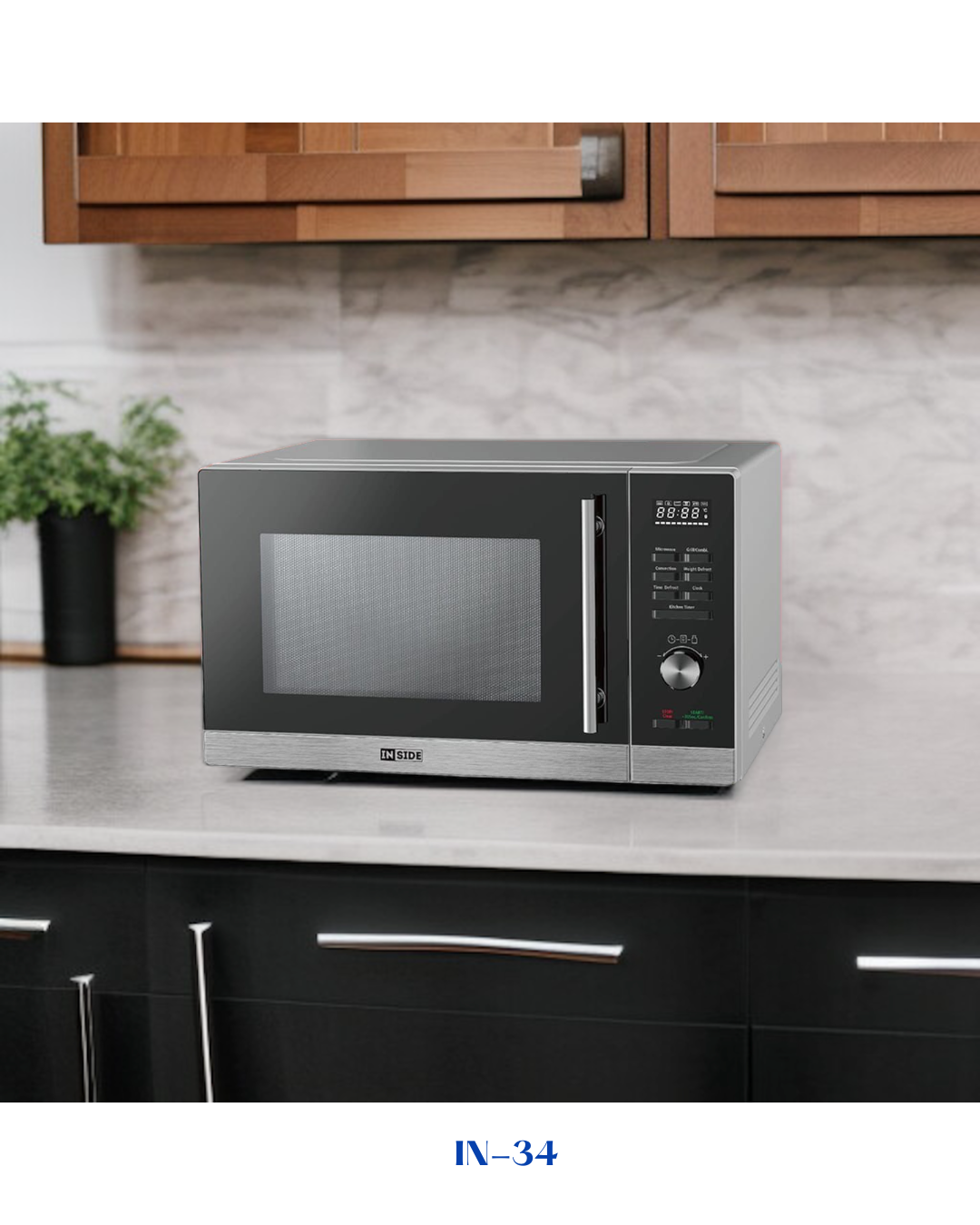 INSIDE MICROWAVE 34L