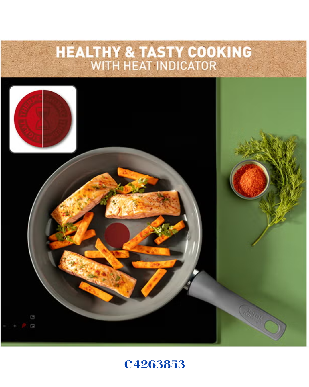 TEFAL RENEWAL NON-STICK CERAMIC FRYPAN 26CM