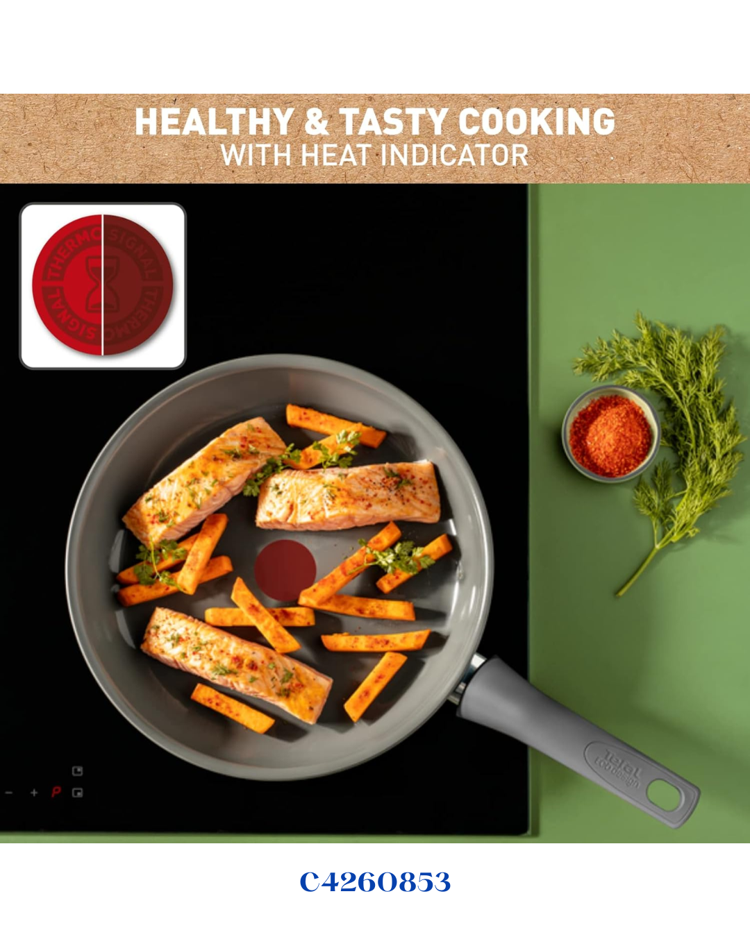 TEFAL RENEWAL NON-STICK CERAMIC FRY PAN 32CM