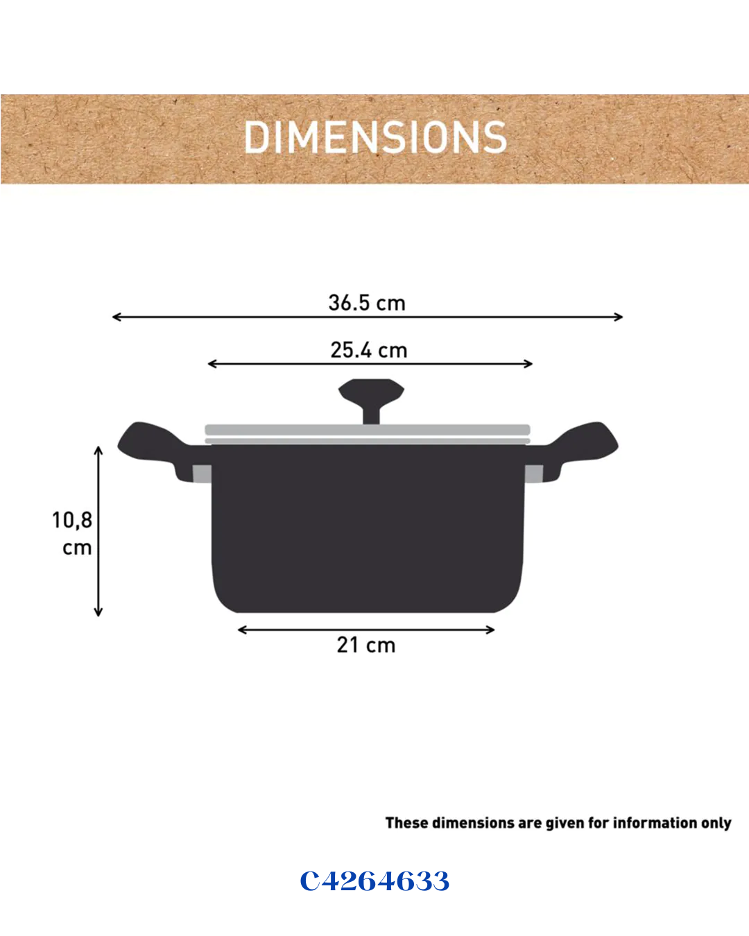 TEFAL RENEWAL NON -STICK CERAMIC STEWPOT 24 CM