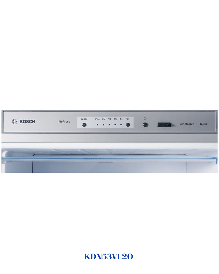 BOSCH FREESTANDING TOP‑FREEZER FRIDGE‑FREEZER 454 L A+