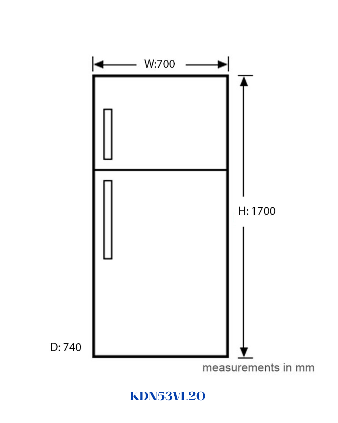 BOSCH FREESTANDING TOP‑FREEZER FRIDGE‑FREEZER 454 L A+