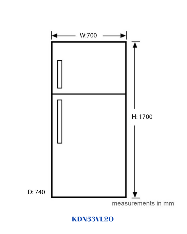 BOSCH FREESTANDING TOP‑FREEZER FRIDGE‑FREEZER 454 L A+