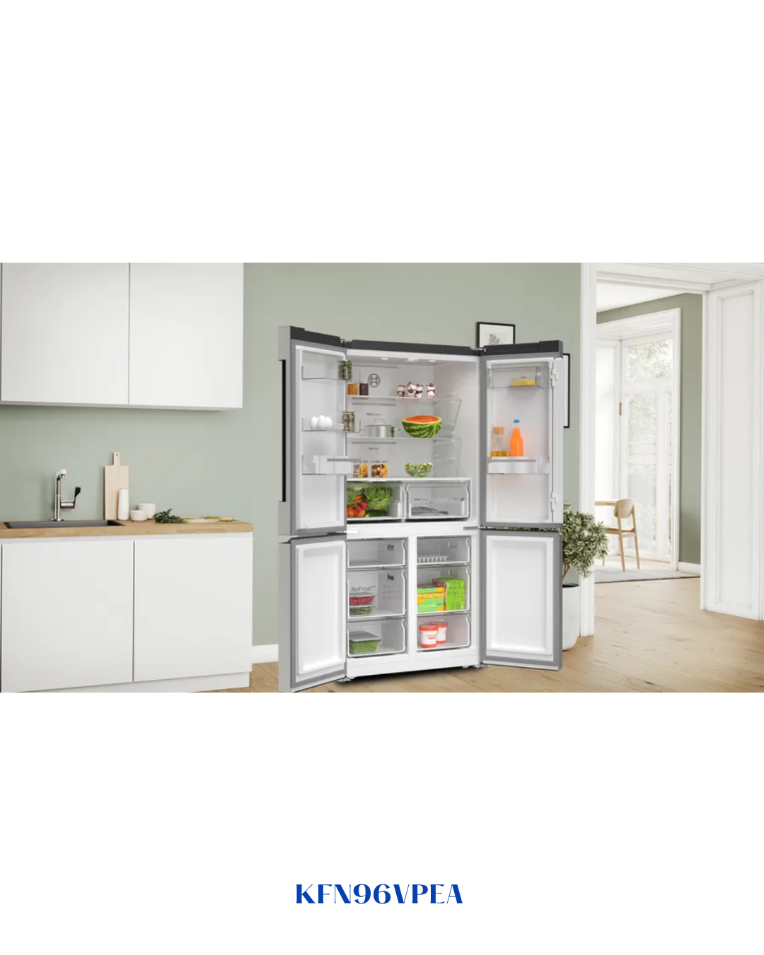 BOSCH FRENCH-DOOR FRIDGE-FREEZER 605L