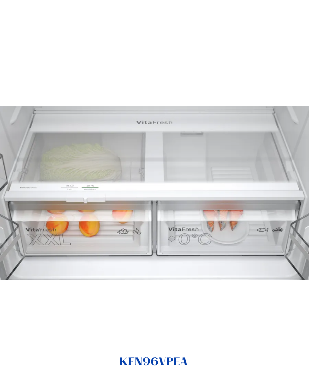 BOSCH FRENCH-DOOR FRIDGE-FREEZER 605L