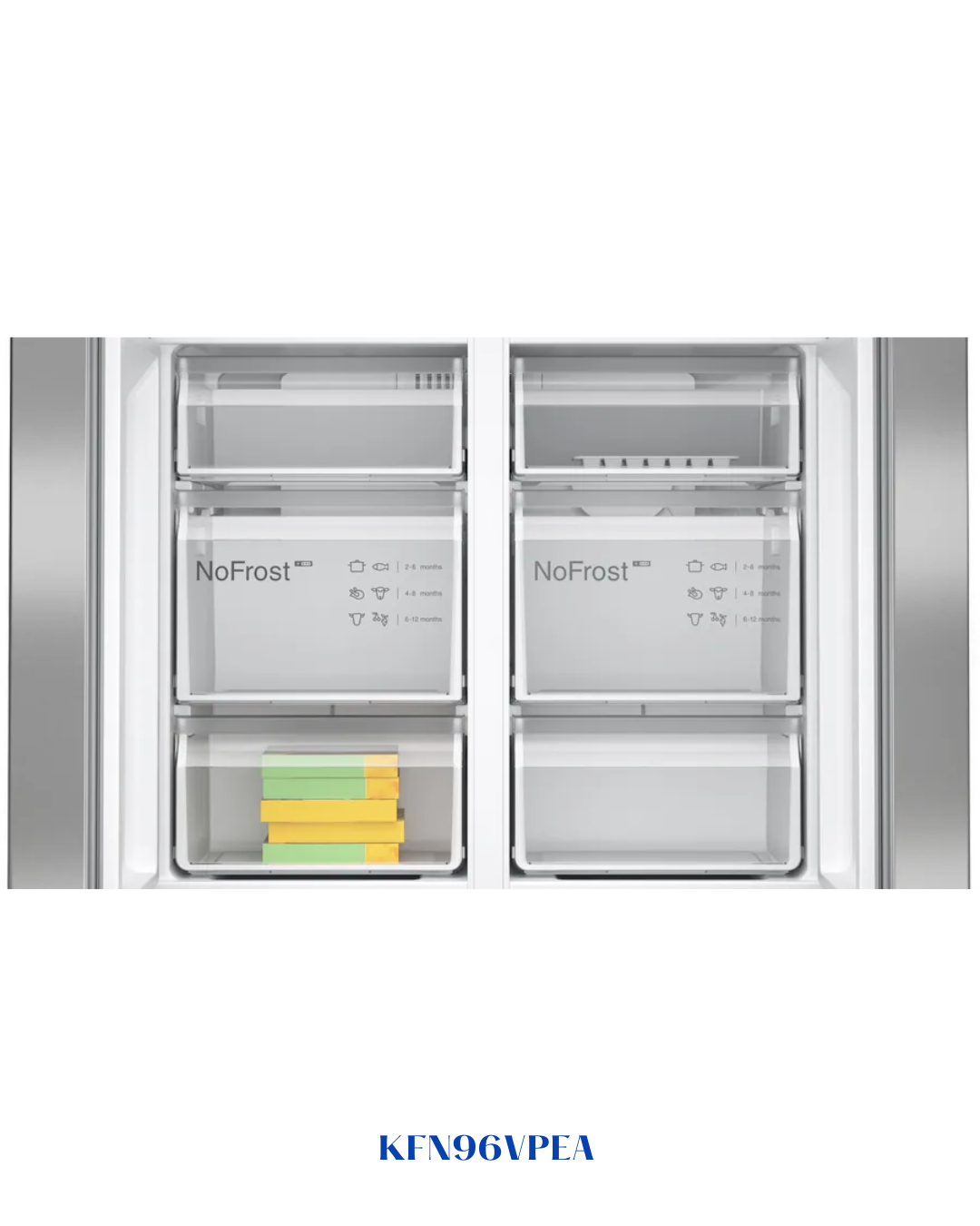 BOSCH FRENCH-DOOR FRIDGE-FREEZER 605L