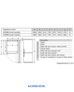 BOSCH FRIDGE‑FREEZER 619 L