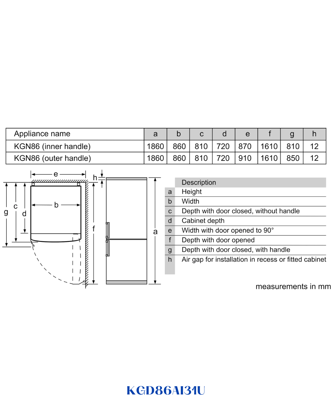 BOSCH FRIDGE‑FREEZER 619 L