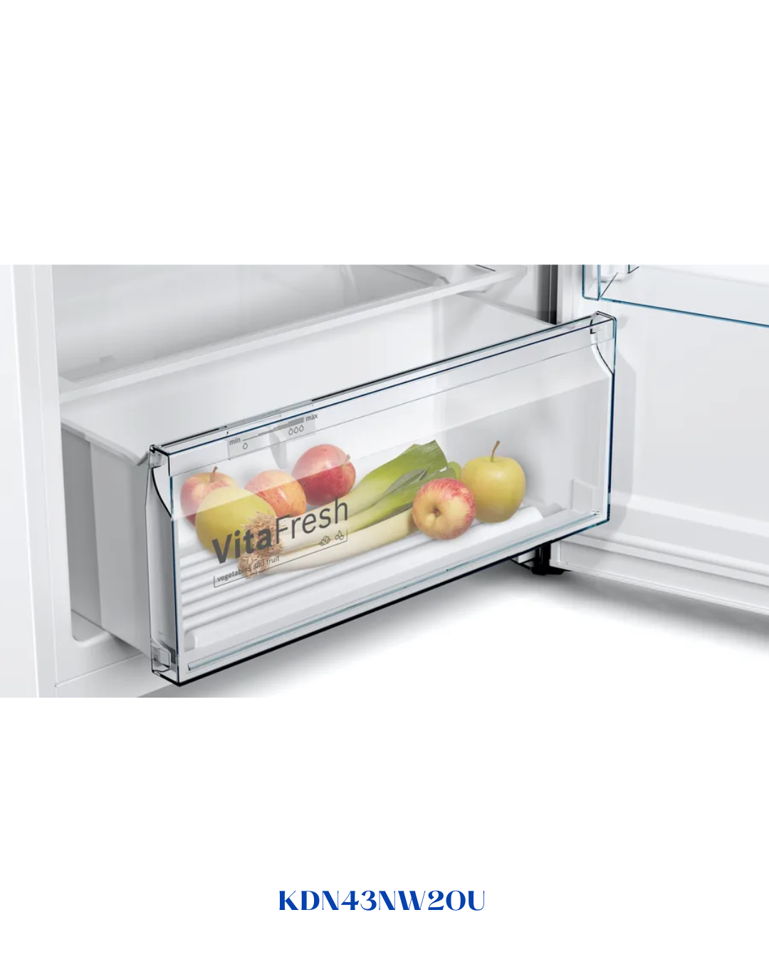 BOSCH FREESTANDING FRIDGE‑FREEZER 365 L A+