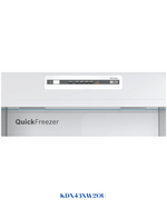 BOSCH FREESTANDING FRIDGE‑FREEZER 365 L A+