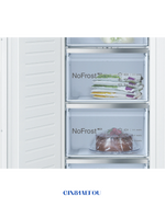 BOSCH BUILT‑IN UPRIGHT FREEZER 211 L
