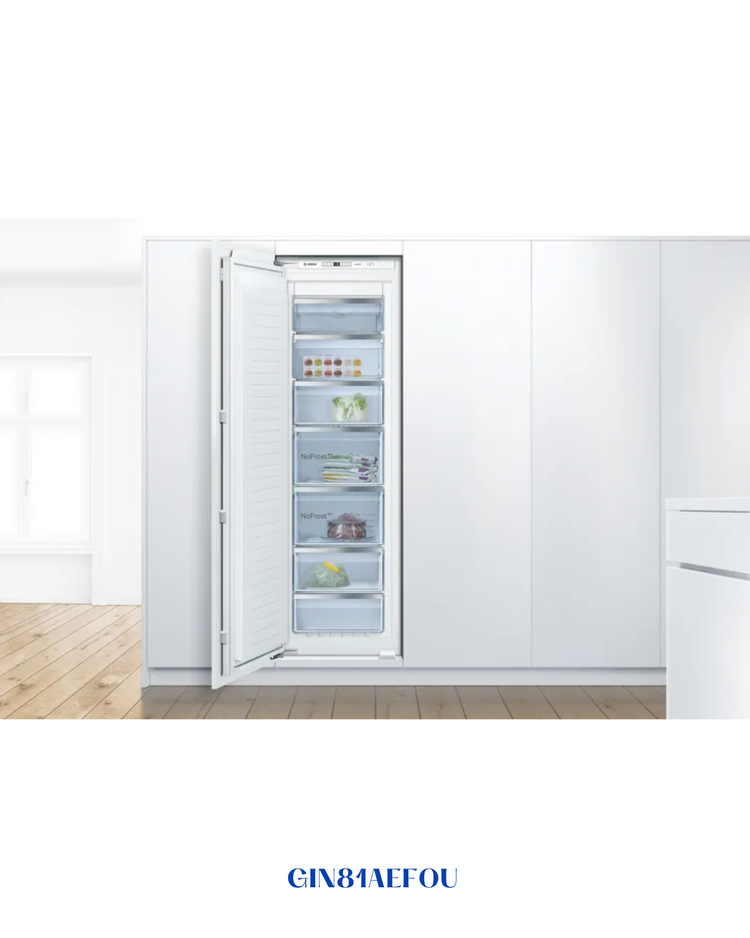 BOSCH BUILT‑IN UPRIGHT FREEZER 211 L