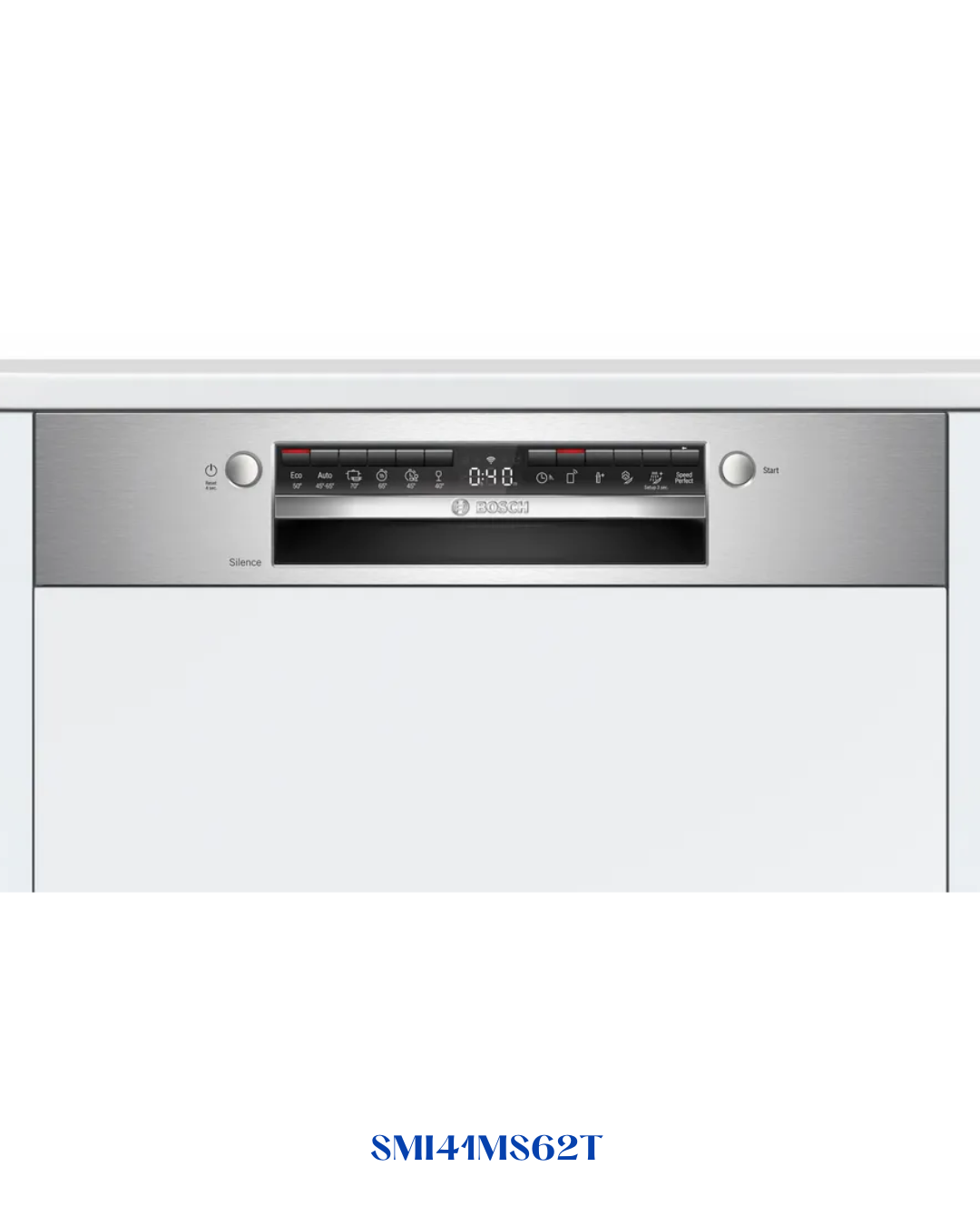 BOSCH SEMI-INTEGRATED DISHWASHER – 2400W – 13 PLACE SETTINGS