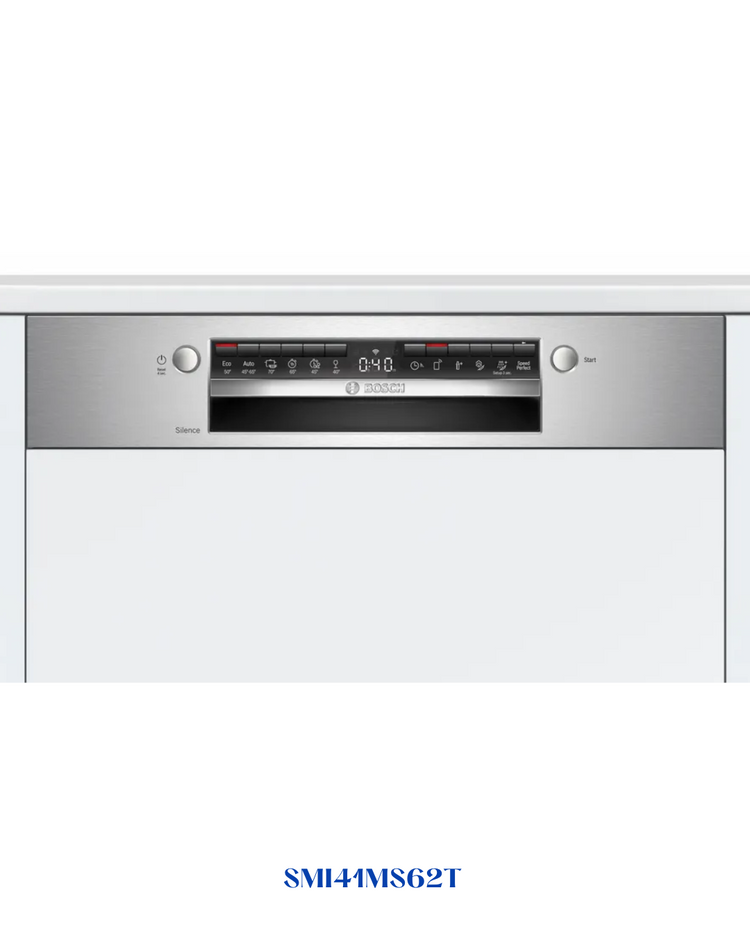 BOSCH SEMI-INTEGRATED DISHWASHER – 2400W – 13 PLACE SETTINGS