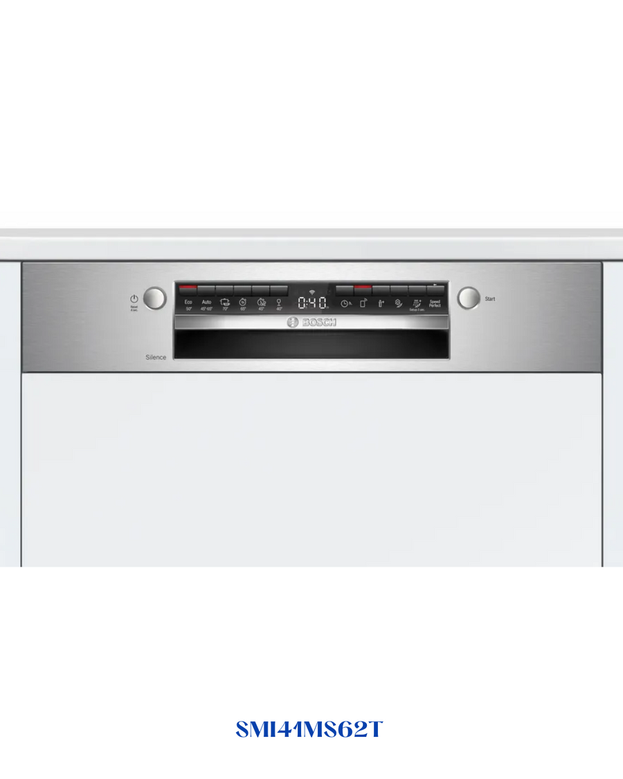BOSCH SEMI-INTEGRATED DISHWASHER – 2400W – 13 PLACE SETTINGS