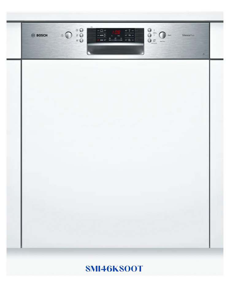 BOSCH SEMI-INTEGRATED DISHWASHER – 2400W – 13 PLACE SETTINGS