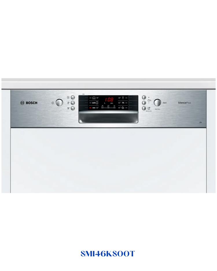 BOSCH SEMI-INTEGRATED DISHWASHER – 2400W – 13 PLACE SETTINGS