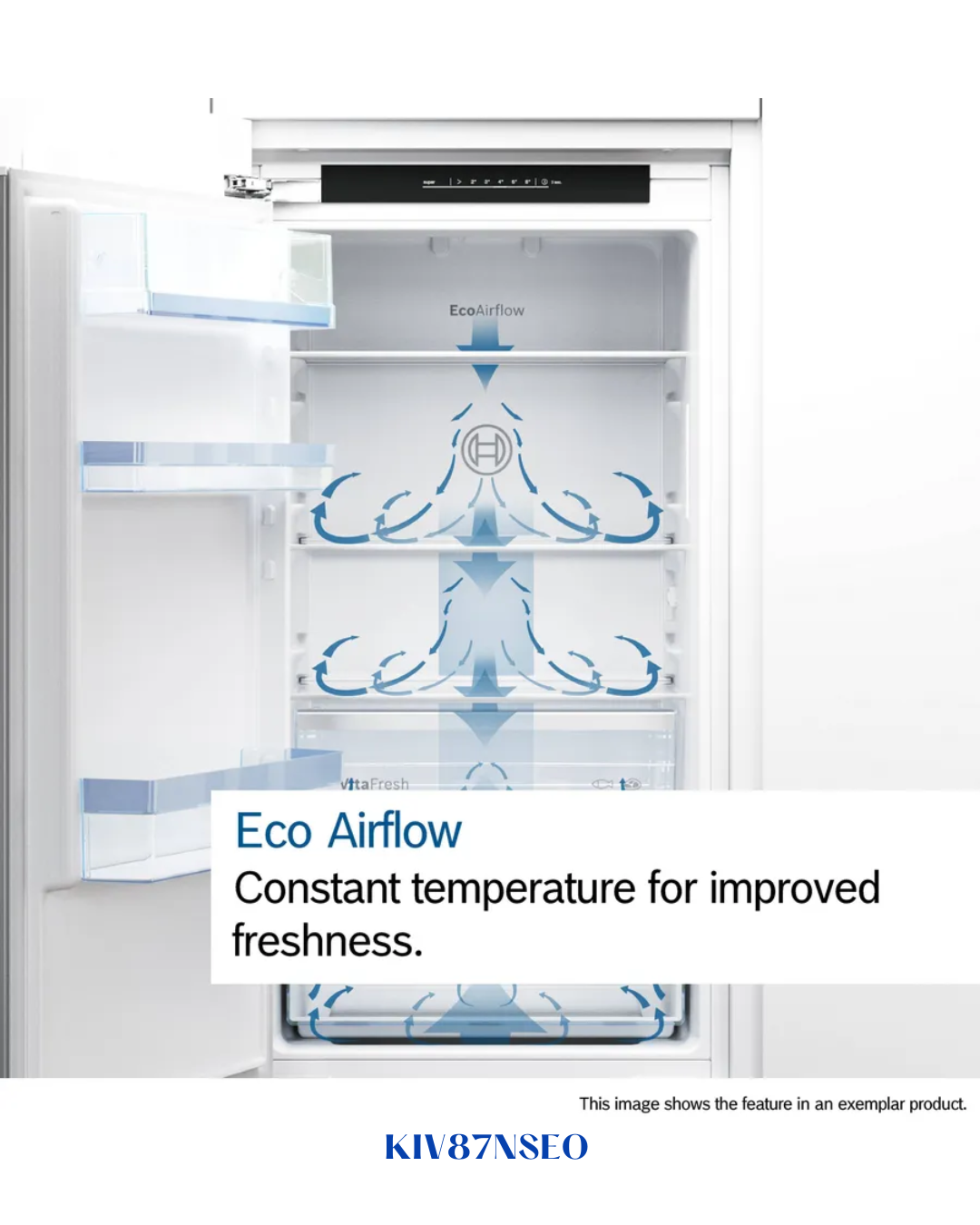 BOSCH BUILT‑IN FRIDGE‑FREEZER 270L