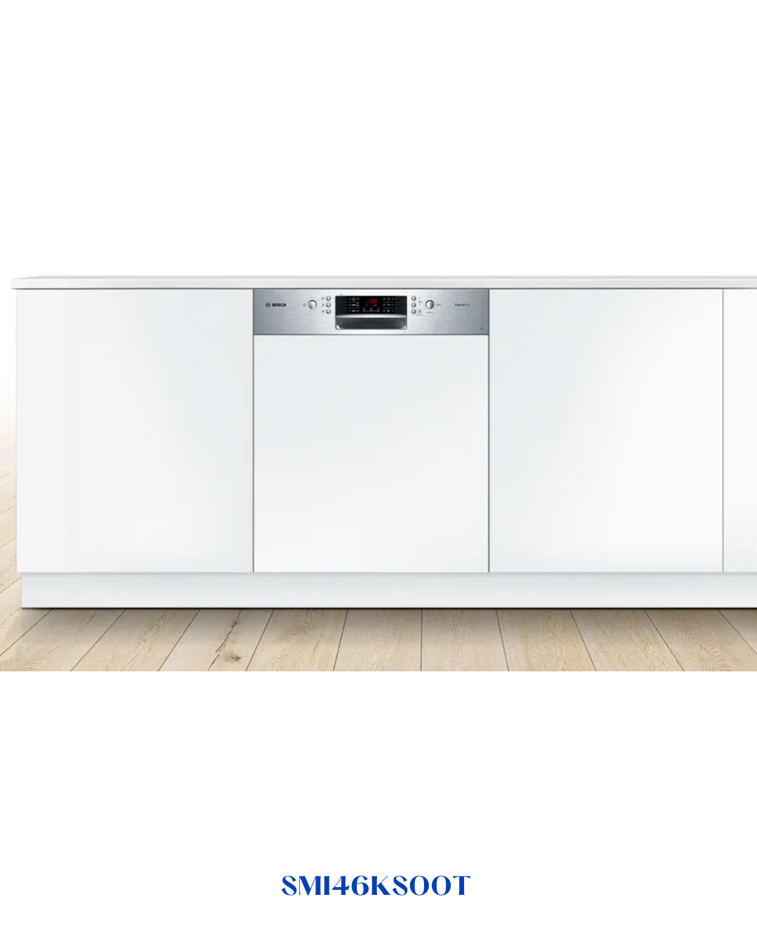 BOSCH SEMI-INTEGRATED DISHWASHER – 2400W – 13 PLACE SETTINGS