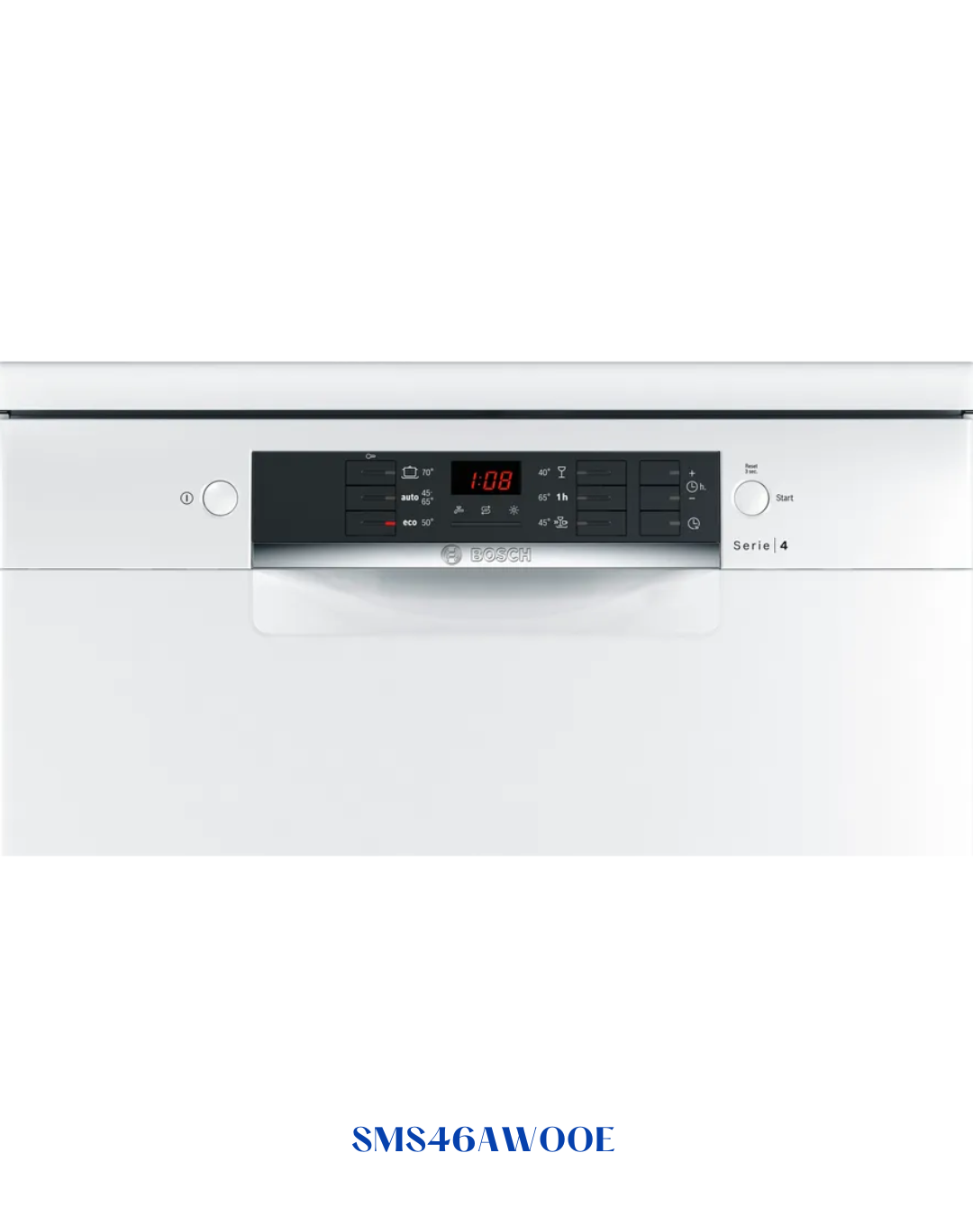 BOSCH SERIE 4 FREESTANDING DISHWASHER – 12‑PLACE, 48 DB