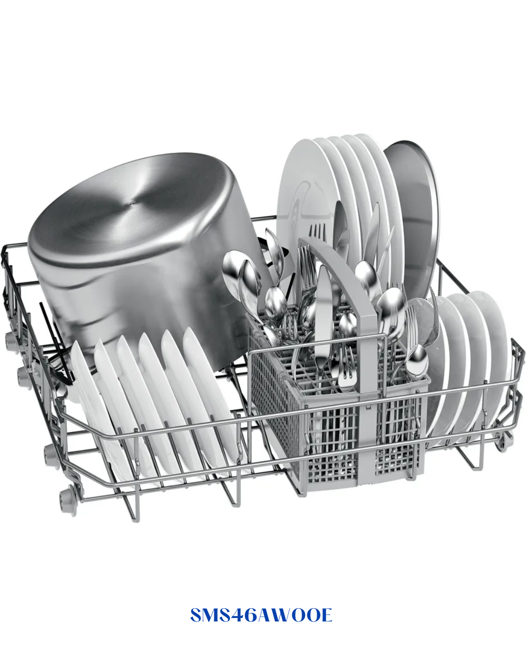 BOSCH SERIE 4 FREESTANDING DISHWASHER – 12‑PLACE, 48 DB