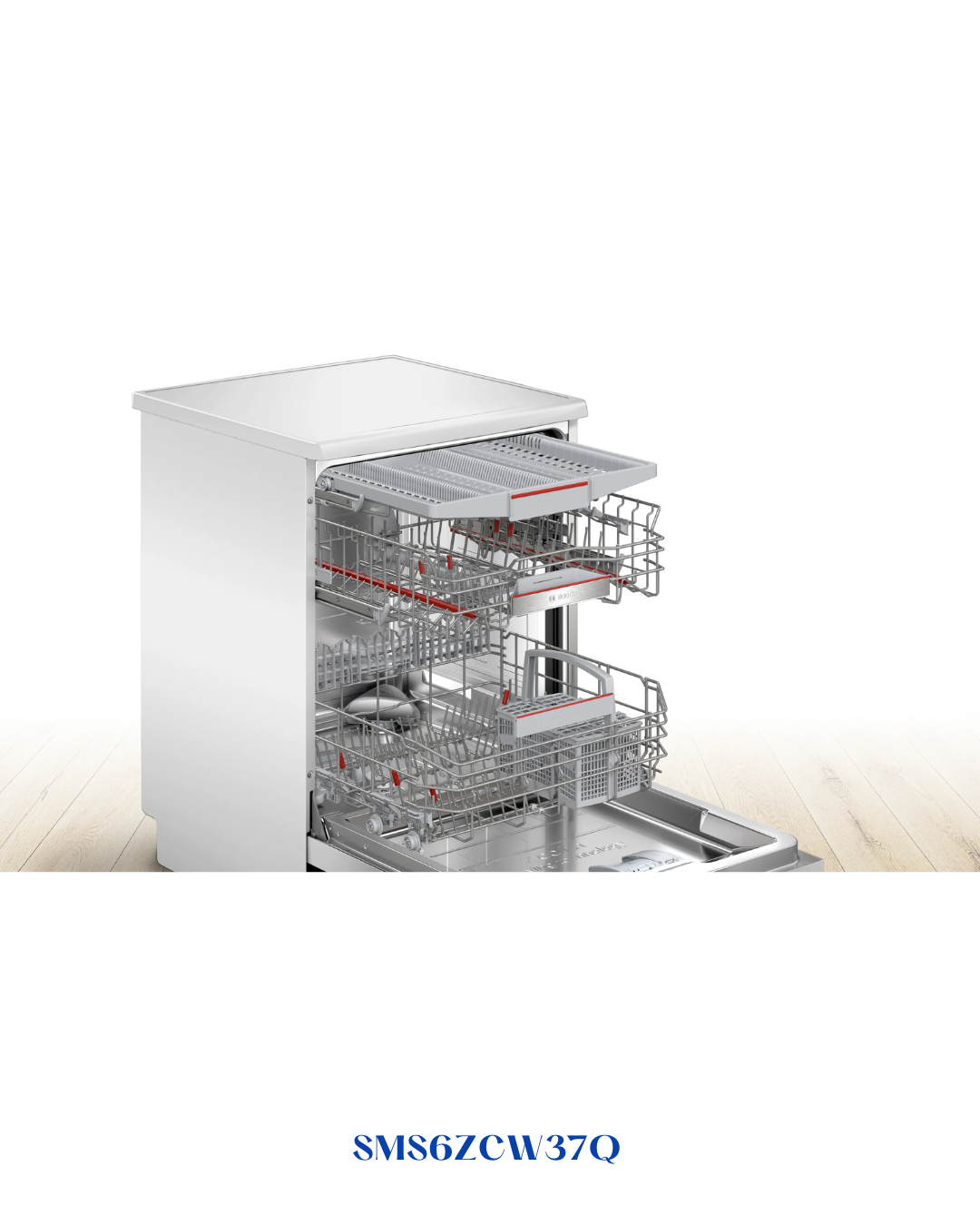 BOSCH SERIES 6 FREESTANDING DISHWASHER 2400W 14L