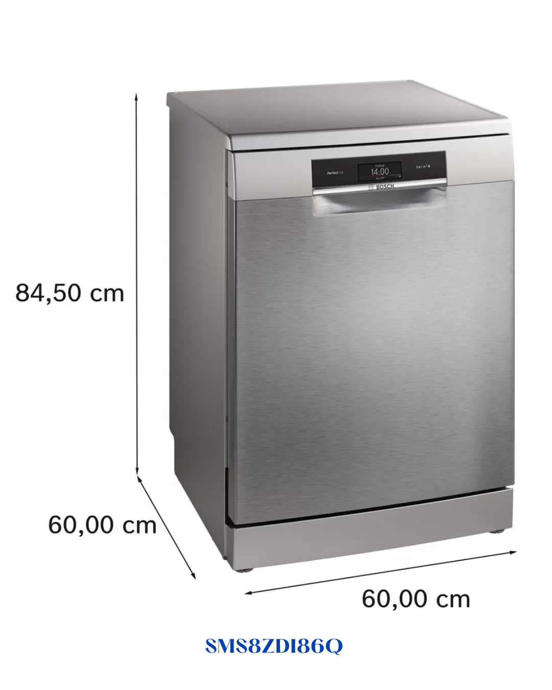 BOSCH SERIES 8 FREESTANDING DISHWASHER 2400W 13L