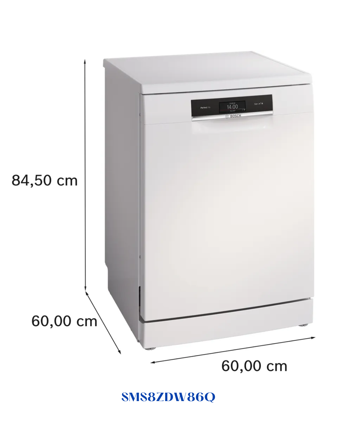 BOSCH SERIES 8 FREESTANDING DISHWASHER 2400W 13L