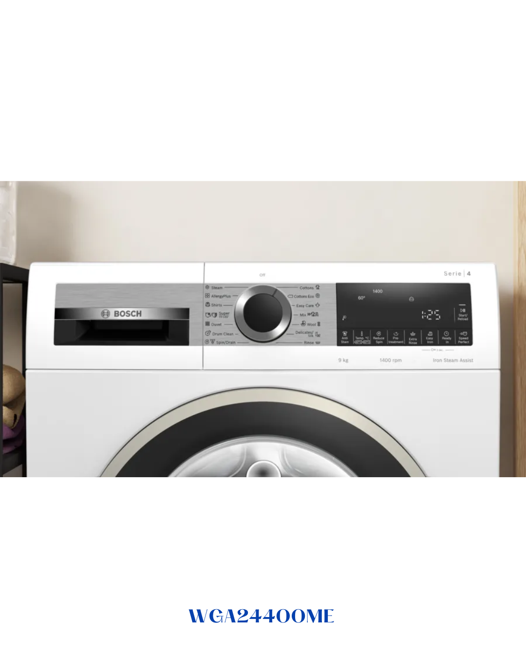 BOSCH SERIES 4 FREESTANDING WASHING MACHINE 1200W 9KG