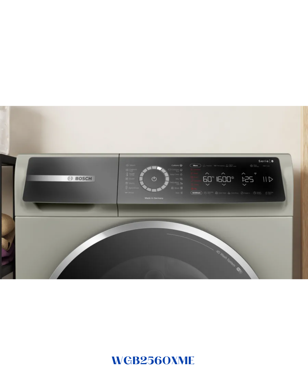 BOSCH SERIES 8 FREESTANDING WASHING MACHINE 2300W 10KG
