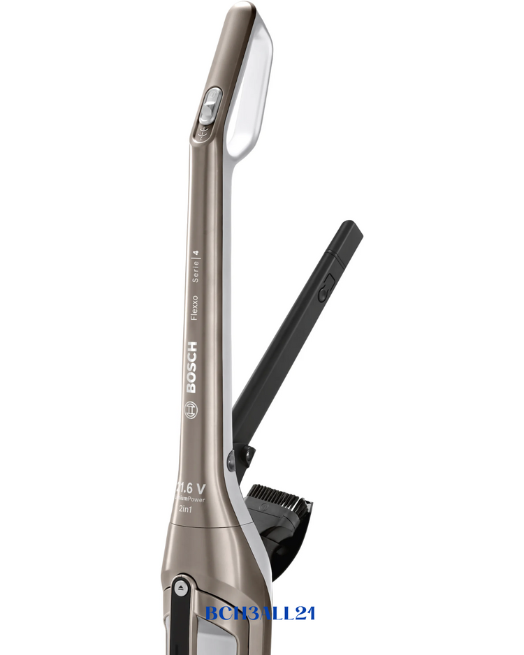 BOSCH SERIES 4, RECHARGEABLE VACUUM CLEANER, FLEXXO 21.6V, BROWN