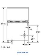 BOSCH SERIE 6 GAS COOKER 125L