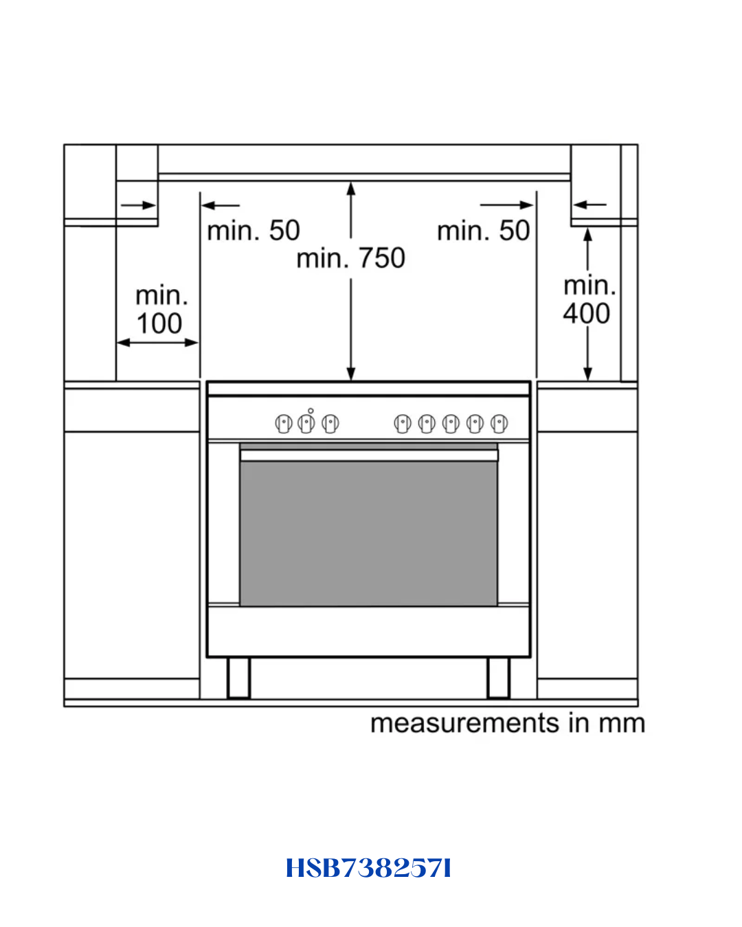 BOSCH FREESTANDING ELECTRIC COOKER STAINLESS STEEL – 1500W – 112L