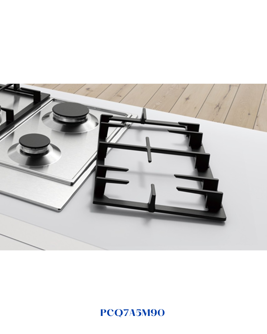 BOSCH BUILT-IN GAS HOB STAINLESS STEEL – 11,500W – 75CM