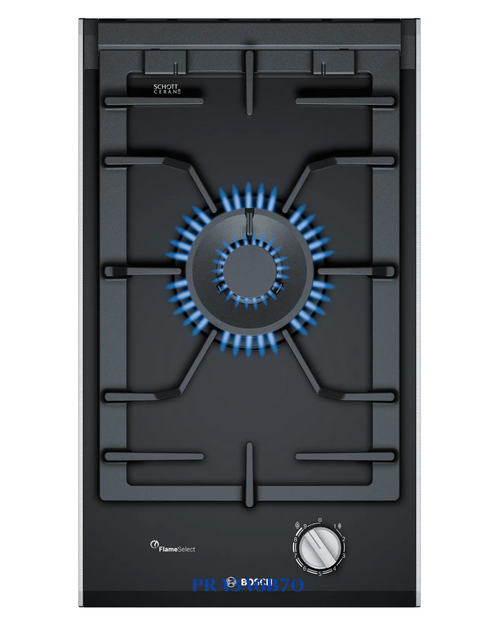 BOSCH BUILT-IN GAS HOB BLACK CERAMIC GLASS – 6100W – 30CM