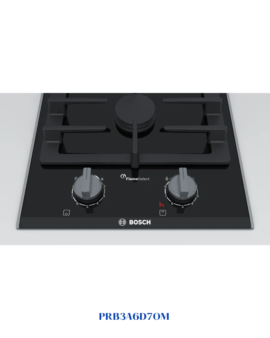 BOSCH BUILT-IN GAS HOB BLACK CERAMIC GLASS – 4700W – 30CM