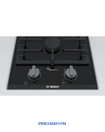 BOSCH BUILT-IN GAS HOB BLACK CERAMIC GLASS – 4700W – 30CM