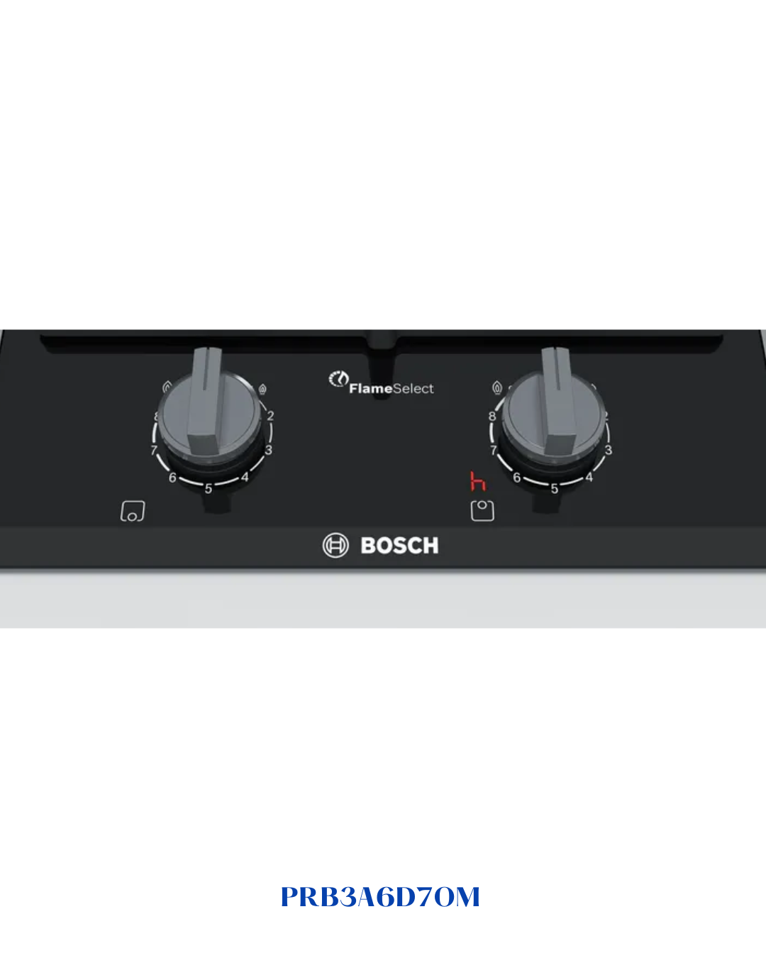 BOSCH BUILT-IN GAS HOB BLACK CERAMIC GLASS – 4700W – 30CM