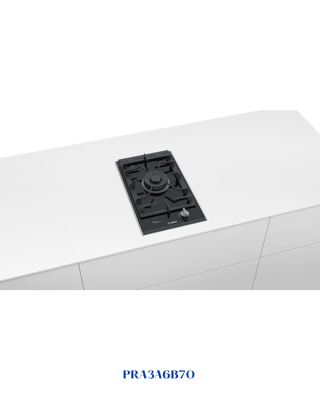 BOSCH BUILT-IN GAS HOB BLACK CERAMIC GLASS – 6100W – 30CM