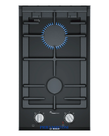 BOSCH BUILT-IN GAS HOB BLACK CERAMIC GLASS – 4700W – 30CM