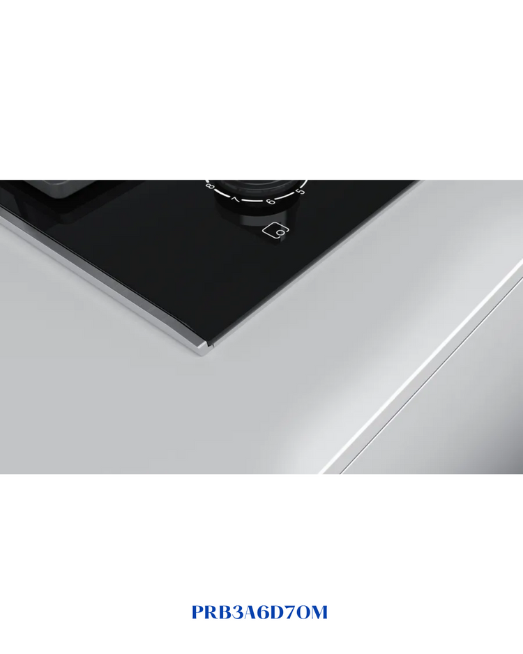 BOSCH BUILT-IN GAS HOB BLACK CERAMIC GLASS – 4700W – 30CM