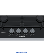 BOSCH BUILT-IN GAS HOB BLACK CERAMIC GLASS – 60CM
